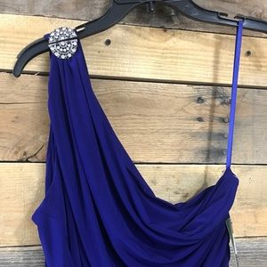 Ralph Lauren plus size 18w blue evening gown NWT